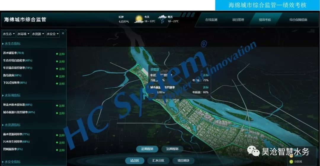 喜訊 | 長沙望城海綿城市綜合管控平臺建成并順利驗收！